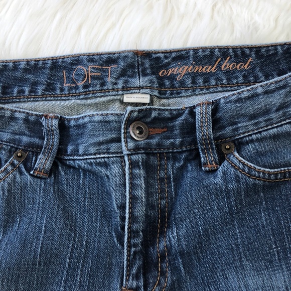 Loft original boot cut jeans size 6 - Picture 2 of 5